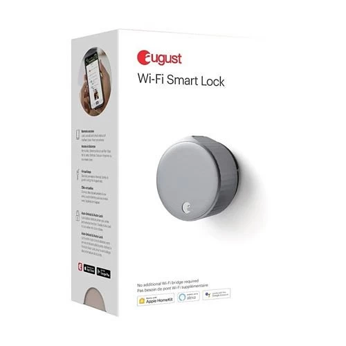 August PRO-AUG-SL05-M01-S01 Wi-Fi Smart Lock-Silver - Image 2