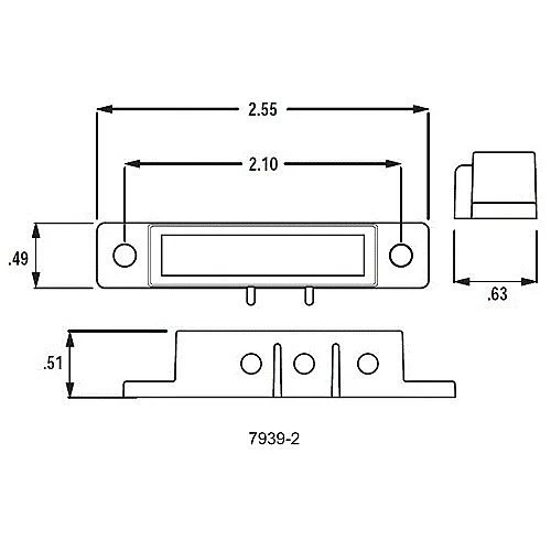 Honeywell Home 7939-2WH Surface Mount Contact, 1" Gap (Copy) - Image 2