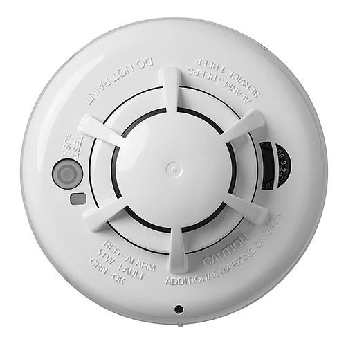 DSC WS4936 Wireless Photoelectric Smoke Detector With Built-in Heat Detector