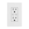 Qolsys IQSKT-PG IQSmartSocket-PG PowerG In-wall Socket With 2 Outlets