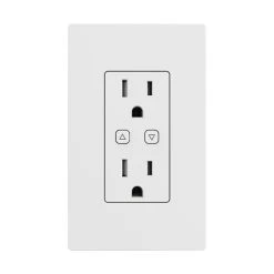 Qolsys IQSKT-PG IQSmartSocket-PG PowerG In-wall Socket With 2 Outlets